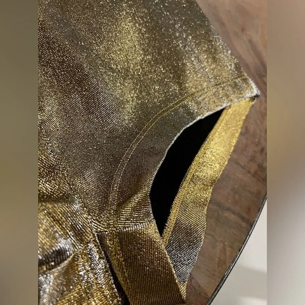 Dolce and Gabbana gold shorts size 38 (US2) - Picture 4 of 12